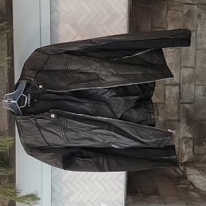 Express leather jacket black Medium to maybe a small fit